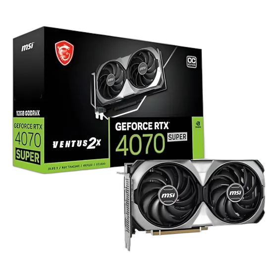 MSI Super Ventus 2x Oc RTX 4070 12gb Gddr6x Grafikkarte