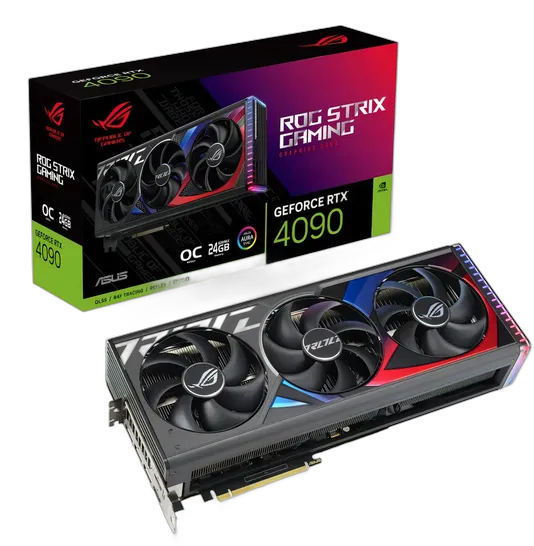 Kartu Grafis Nvidia Asus ROG Strix GeForce RTX 40 Series RTX 4090 OC Edition 24GB