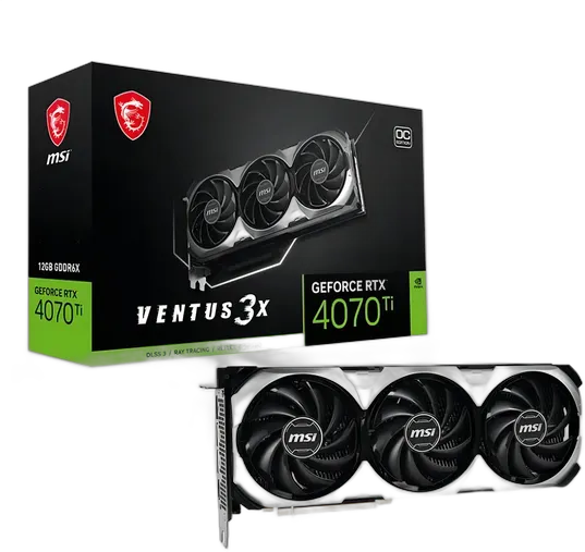 Scheda Video NVIDIA GeForce RTX 4070 Ti 12GB MSI Ventus 3X