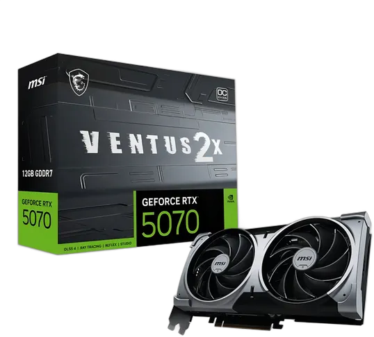 Kartu Grafis Nvidia MSI GeForce RTX 5070 dengan 12GB GDDR7