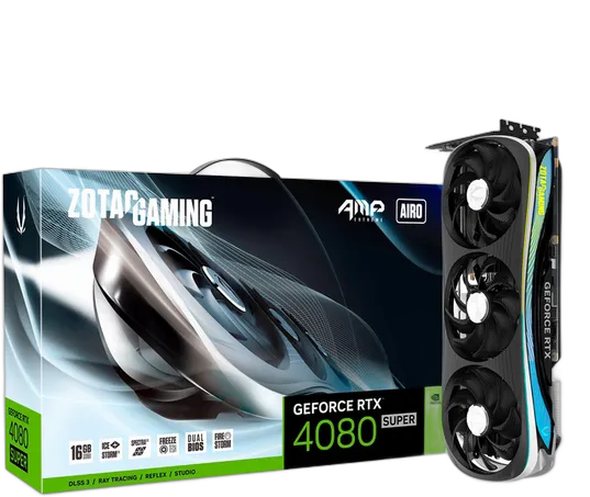 Scheda Video Zotac RTX 4080 16GB AMP Extreme AIRO Raffreddamento IceStorm