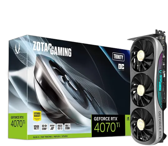 Zotac Gaming GeForce RTX 4070 Ti Trinity 12GB Grafikkarte