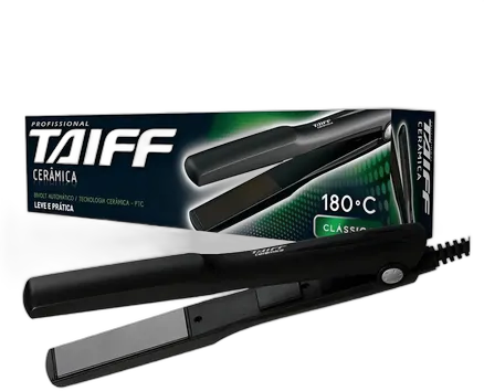 Lisseur Céramique Professionnel Classic 180° Taiff Bi-tension Noir 127/220v Noir 127/220v