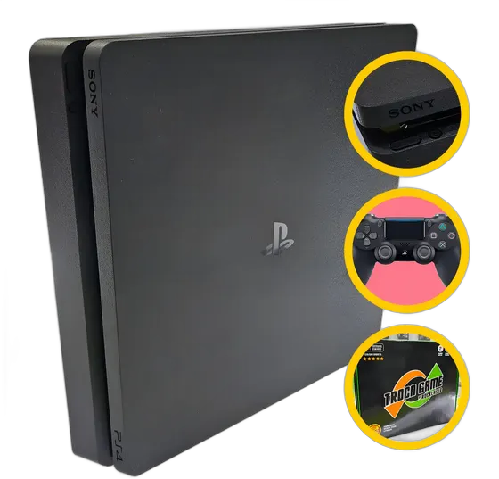 PS4 PlayStation 4 Slim Sony 1TB generalüberholt 6 Monate Garantie + 1 Spiel (Generalüberholt)