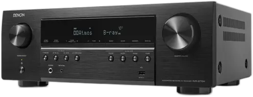 Denon AVR-570BT Receiver, 5.2 Channel, HDMI, Bluetooth, 8K, Black