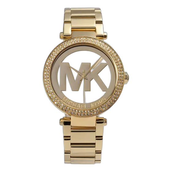 Orologio Dorato Michael Kors Parker Mk5784 Per Donne Brillante Dorato