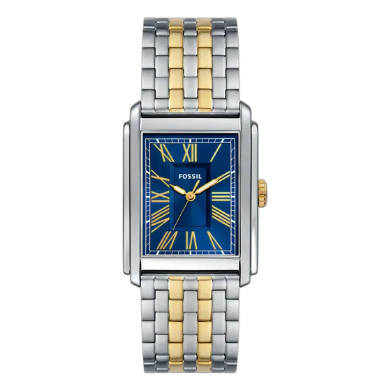 Reloj Fossil Masculino Carraway Bicolor - Fs6010/1kn