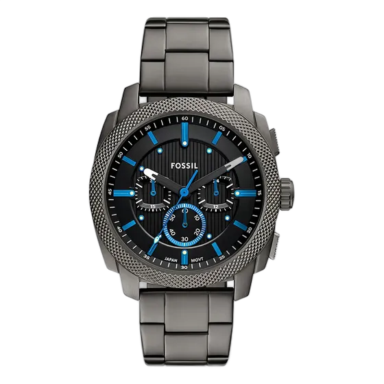 Fossil Herren Machine Graphit Analoguhr mit Chronograph