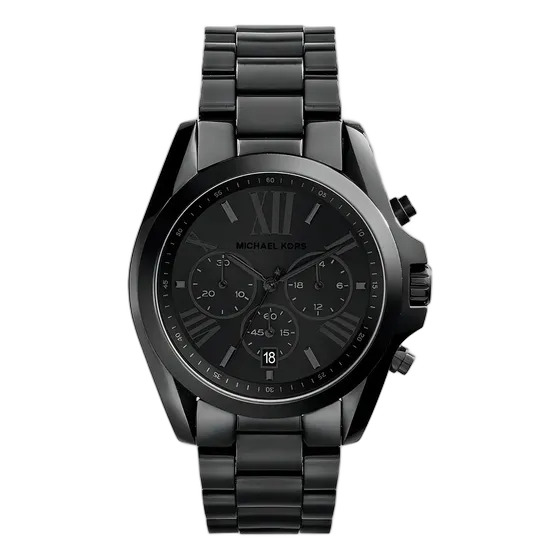 Michael Kors Mk5550 Damenuhr aus schwarzem Stahl