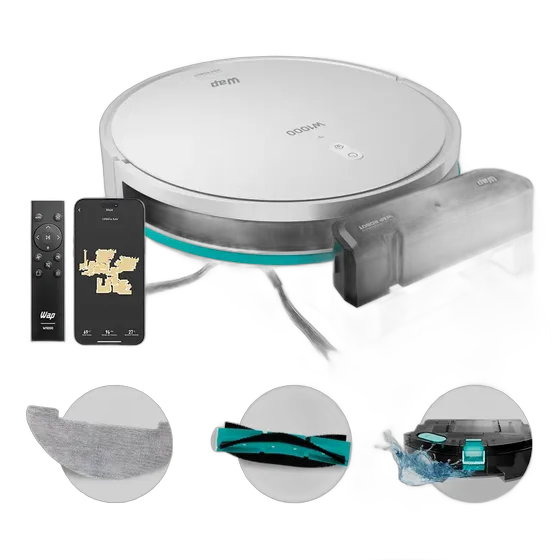 Robot Aspirador con Mapeo Wap Robot W1000 Alexa Google