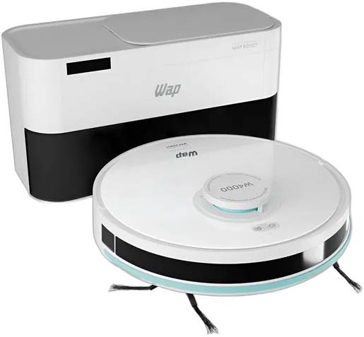 Saugroboter W4000 Selbstreinigend Staub Wischen Kartierung Smart