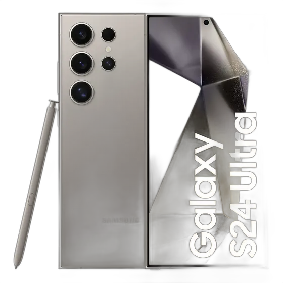 Samsung Galaxy S24 Ultra 5G Dual SIM 256GB Titanio-Gris 12 Color Gris - Bueno (Reacondicionado)