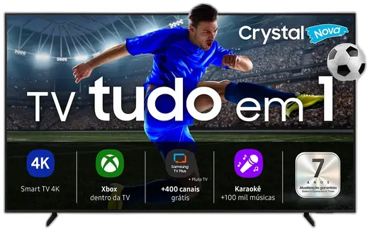 Samsung Smart Tv 65 Crystal Uhd 4k U8600f 2025, Xbox Cloud Gaming, Canais Gratuitos, Alexa