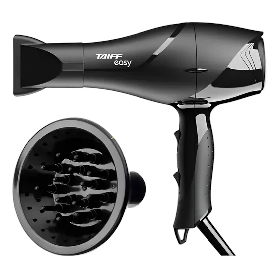 Haartrockner mit Lockendiffusor Taiff Easy Motor Professionell