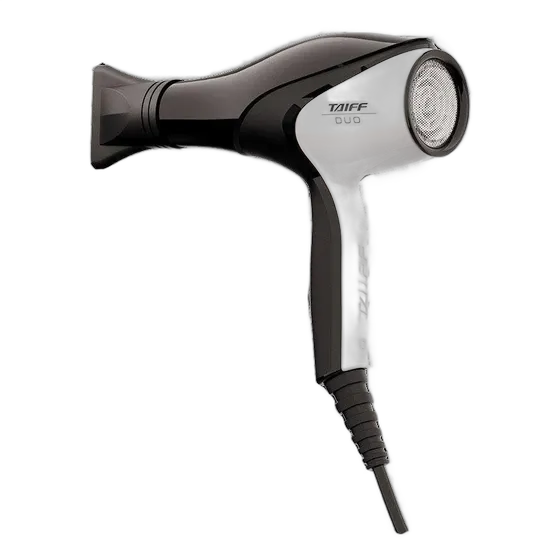 Sèche-cheveux Taiff Unique Duo Noir et Blanc 2700W Automatique