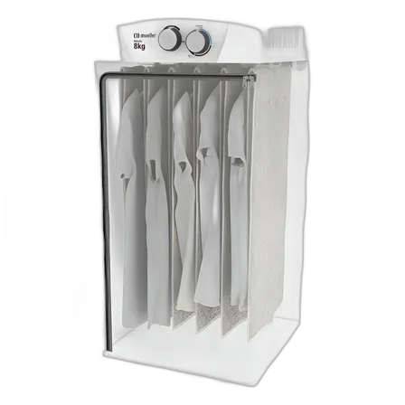 Secadora de Ropa 8kg Blanca 110V de Pared Mueller Solaris Blanco 110V