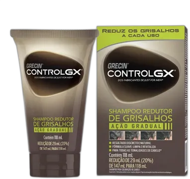 Champú Reductor De Canas Grecin Control Gx Para Todos Los Tonos Cabello 118ml