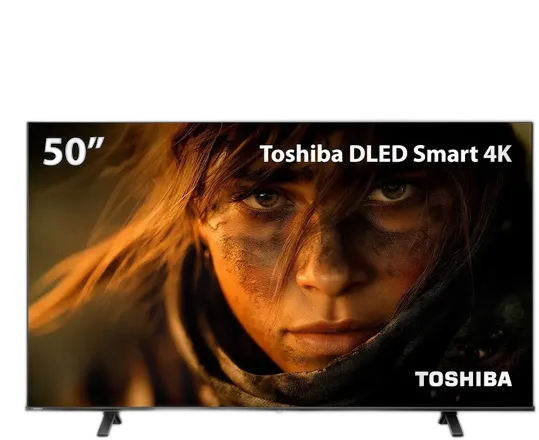 Smart TV DLED 50 4K Toshiba Vidaa 3 HDMI USB WLAN