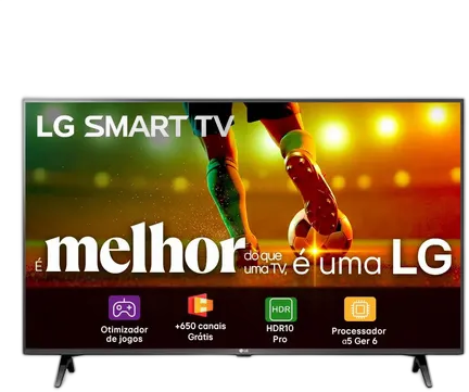 Smart TV LG 43 Full HD, Prozessor A5 Gen6, AI, Alexa und webOS 23 - 43LR6700PSA