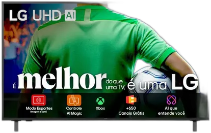 LG UHD AI UA85 Smart TV 50 Zoll HDR10 Pro Prozessor 7 AI Gen 8 webOS 25