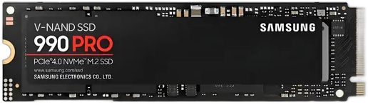 SSD 990 Pro Samsung 2TB NVMe M.2 2280 Lesen Bis Zu 7450MB/s
