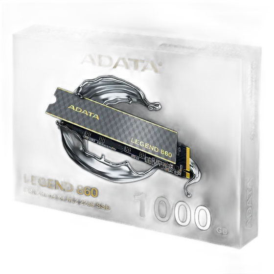 Ssd Adata Legend 860 1tb M.2 Nvme - Sleg-860-1000gcs Schwarz