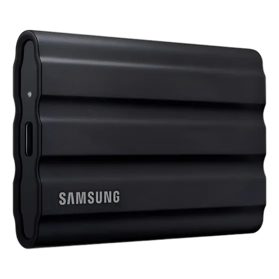Внешний SSD T7 Shield Samsung MU-PE1T0S 1TB USB-C Чёрный