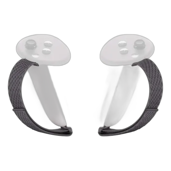 Meta Active Straps Abu-abu Nylon Adjustable untuk Quest 3 3s