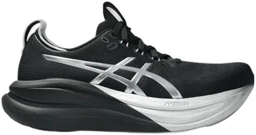 Zapatillas Asics Gel Nimbus 28 Masculino Platinum Negro - Running