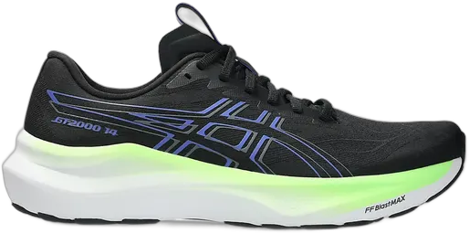 Asics GT-2000 14 Sneakers Latihan Pria Hitam untuk Jalan Kaki