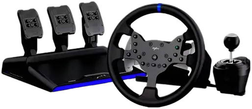 V99 Gaming-Lenkrad Driving Lenkung Controller Force Feedback